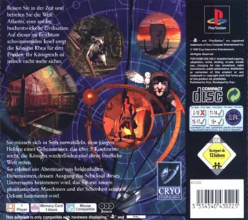 Atlantis - Das sagenhafte Abenteuer (GE) box cover back